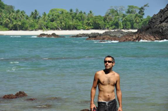 Dia de muito sol no belo Parque Nacional de Manuel Antonio, no litoral do Oceano Pacífico, na Costa Rica